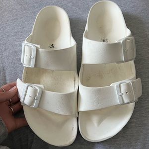 white birkenstock